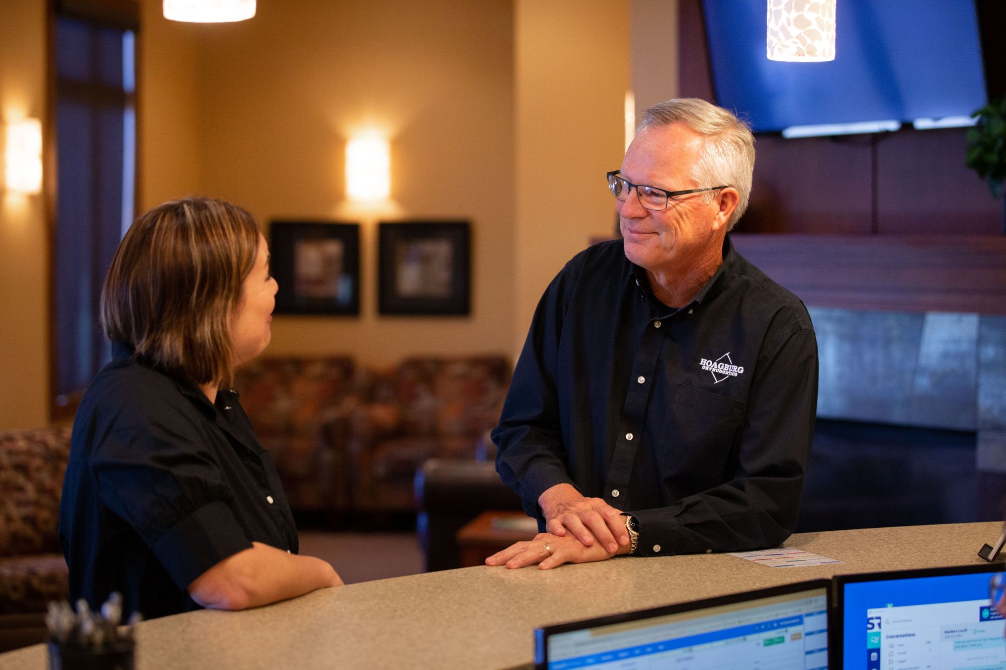 hoagburg-patient-interaction-8430 fort wayne orthodontic office